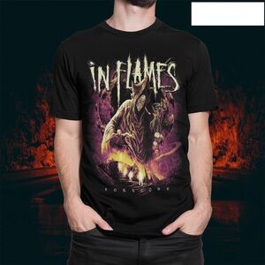 In Flames T-Shirt - Metal Music Shirt Unisex Black